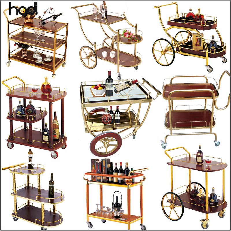 Tea Service Trolley Manufacturer - Wholesale Middle Eastern Wooden Trolley