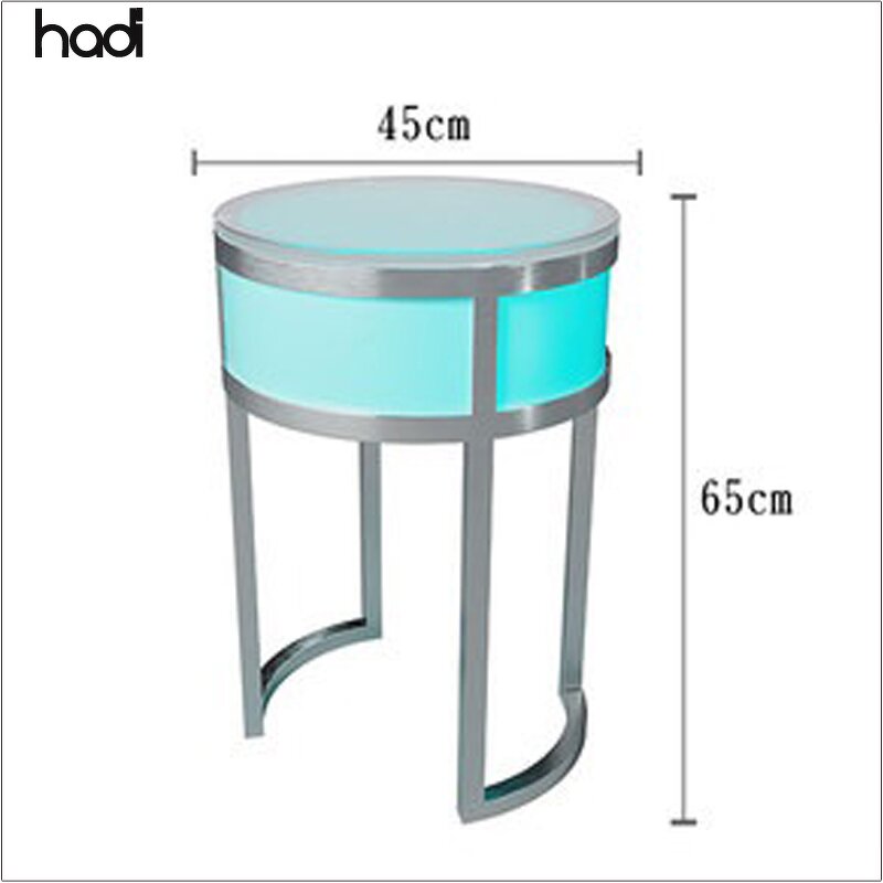 Buffet Table Manufacturer - Guangzhou Acrylic Wood Round Folding LED