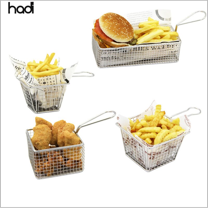 French Fries Basket Manufacturer - Mini Shopping Cart Food Storage Holder