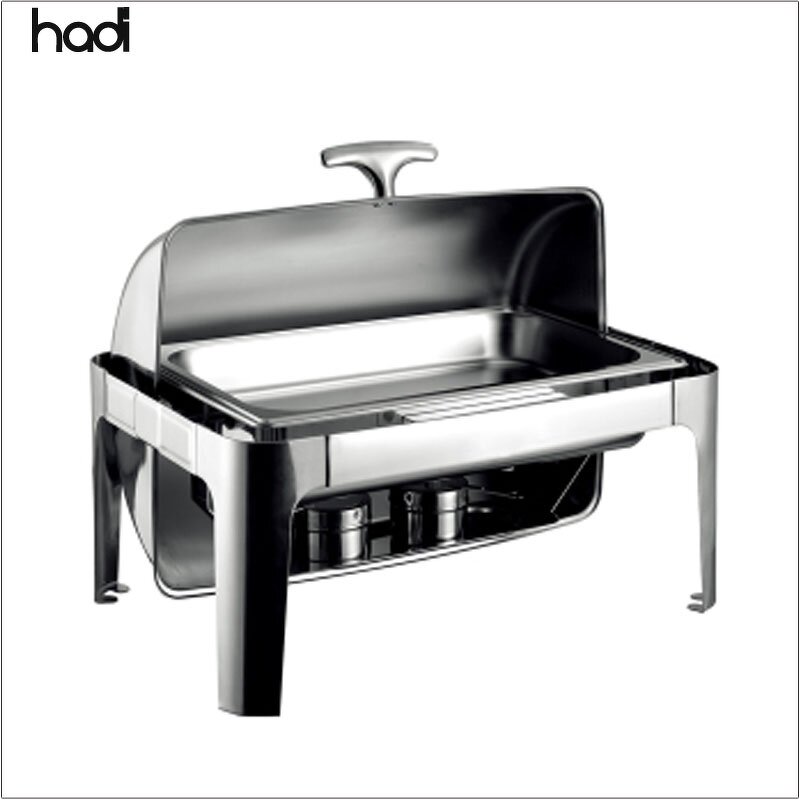 Chafing Dish Manufacturer - Gold Rectangular Non-Electric Food Warmer