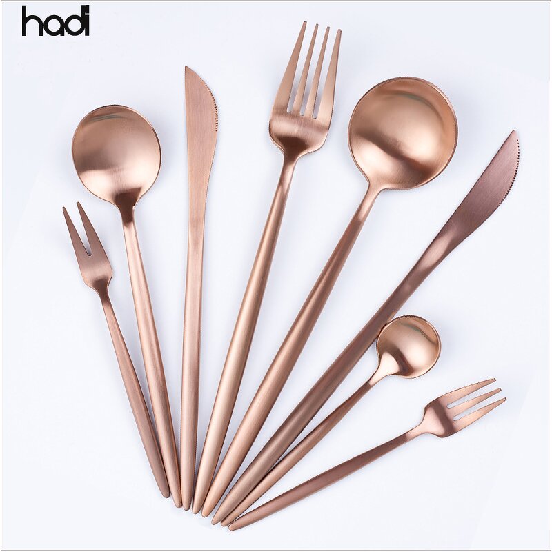 Flatware Set Manufacturer - 2025 High Quality 304 Gold Cutlery Set