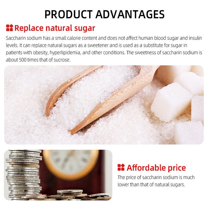 Saccharine Sodium Supplier - Low Calorie Sweetening Flavor Powder