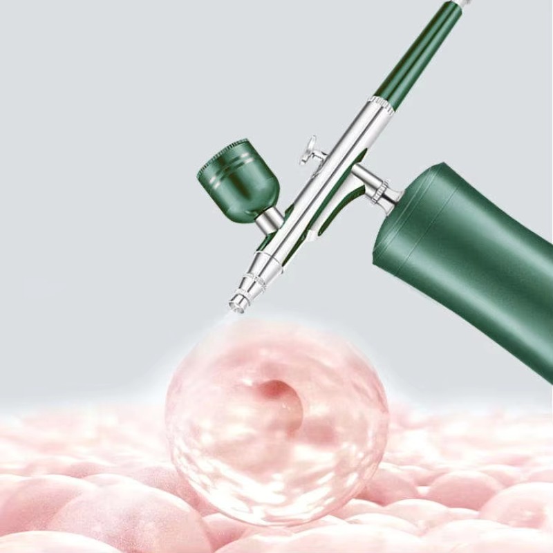 USB Rechargeable High Pressure Fine Mist Handheld Facial Oxygen Injector for Home Use Facial Oxygen Injector