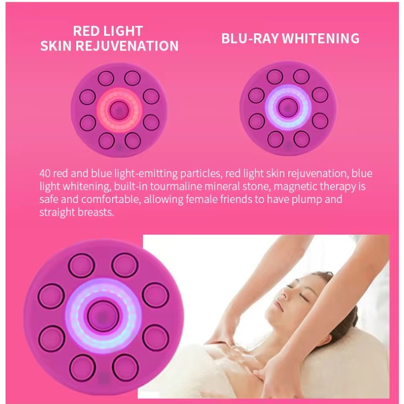 Best Seller Wireless Infrared Hot Sexi Boobs Breast Massage Electric Vibrator Breast Enlargement Massager Device