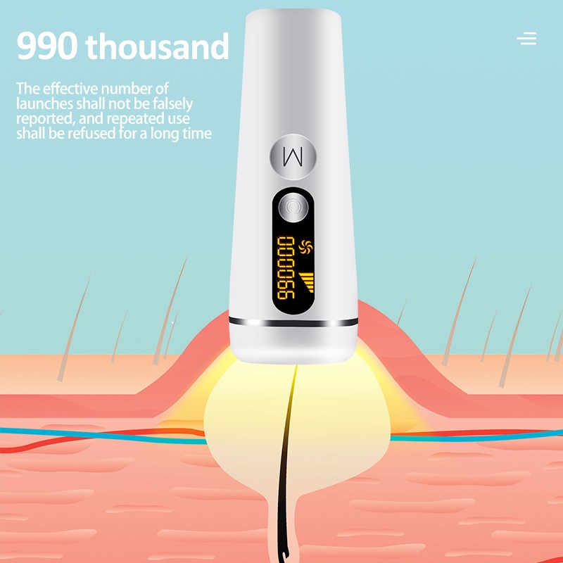 Custom Logo Home Use Painless Mini Electric IPL Hair Removal Ice Cooling Hair Removal Epilator for Women Hair Removal Machine