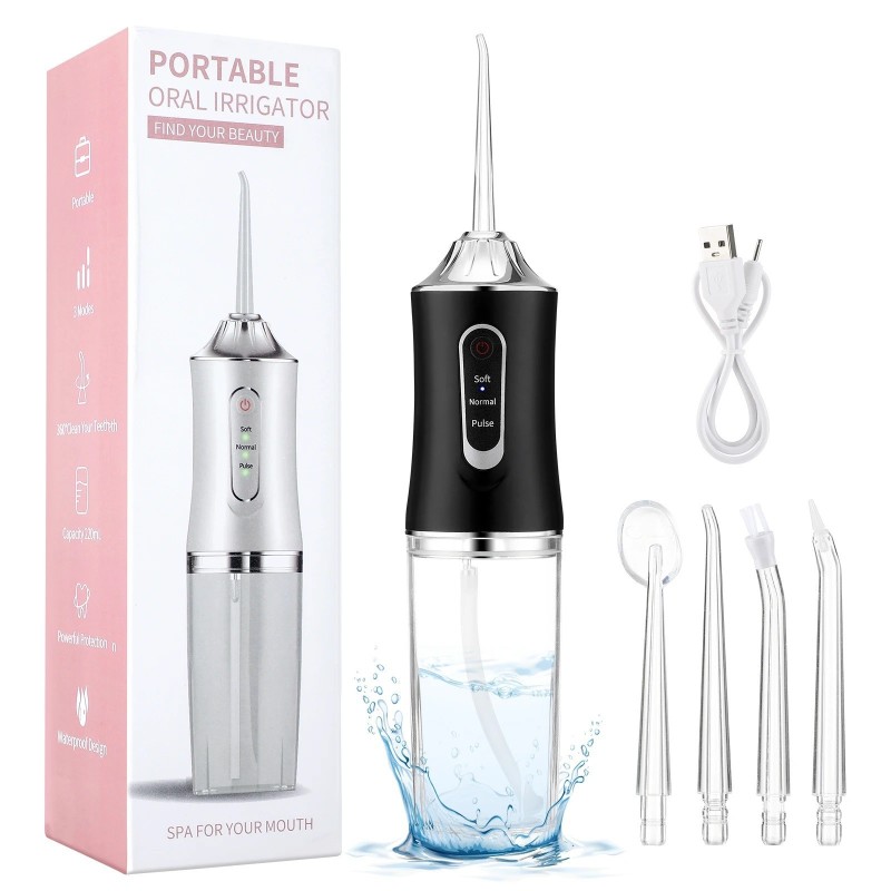 USB Portable Oral Irrigator Water Flosser Dental Water Jet Tools Pick Cleaning Teeth Mouth Oral Cleaning Agents