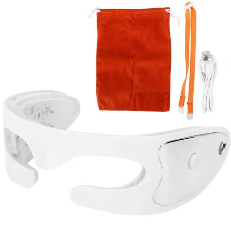 3D Anti Aging Eye Care Bag Wrinkle Removal Pain Relief SPA LED Light Therapy Vibration Red Light Heating Eye Beauty Massage