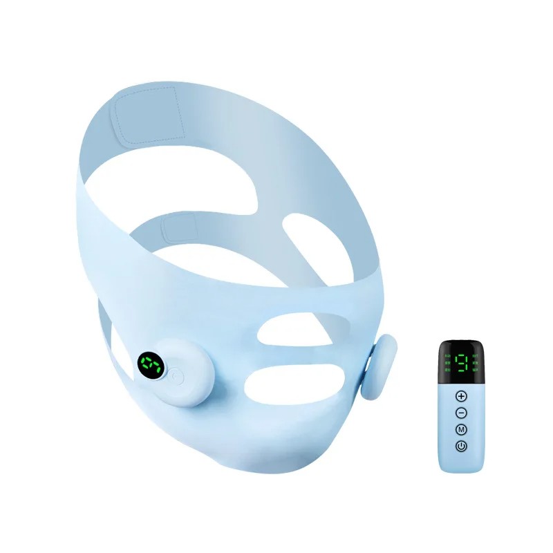 Beauty Micro Current V-Line Mask Double Chin Reduction Container Face Lift Bandage Massager Wearable Face Slimming Band