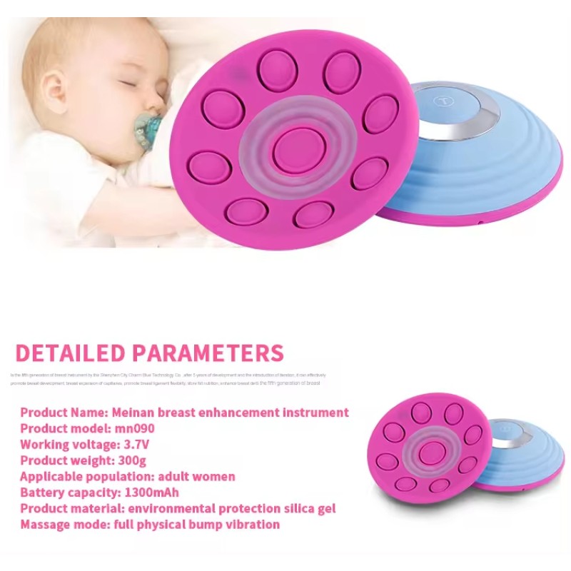 Best Seller Wireless Infrared Hot Sexi Boobs Breast Massage Electric Vibrator Breast Enlargement Massager Device