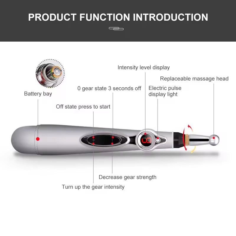 New Meridian Energy Pen Pain Relief Electric Acupuncture Magnet Therapy Pen