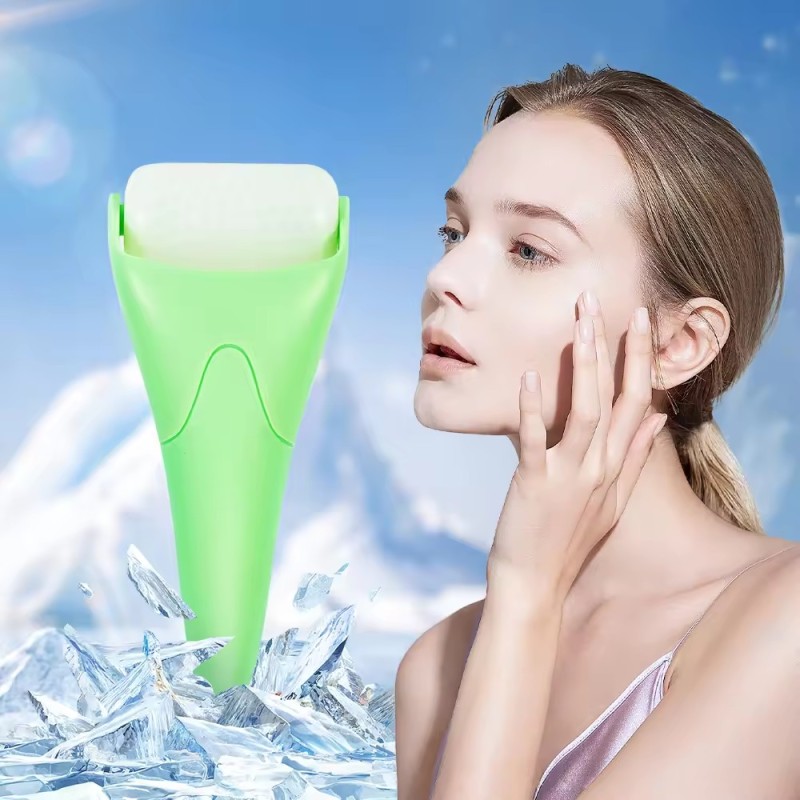 Freeze Ice Roller for Face Skin Cooling Tighten Pores Reduce Wrinkles Facial Ice Roller Face  Mold  Ice Roller
