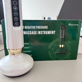 Cupping Gua Sha Silicone Massage One Button Pressure Relief Heating Smart Electric  Vaccum Therapy Massager Machine