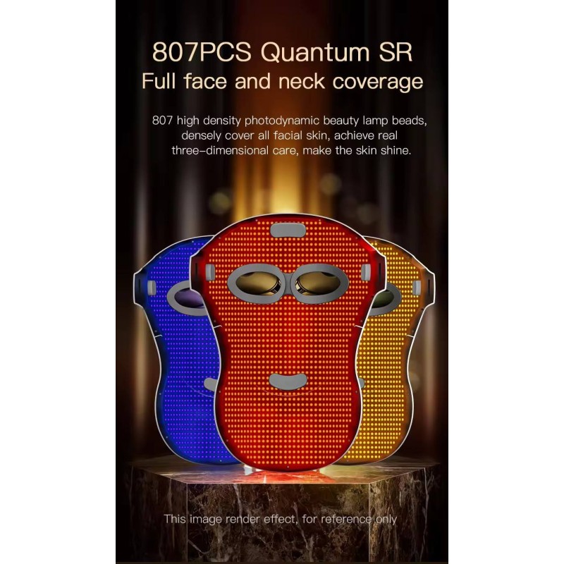 Photon Skin Rejuvenation Instrument Mask Led Face Freckle Acne Mask Instrument Red and Blue Light Beauty Machine