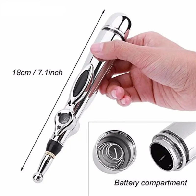 Electronic Acupuncture Pen Massage Pen Analgesic Magnetic Acupuncture Pen for Muscle Joint and Back Pain