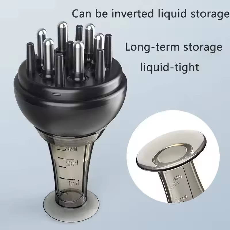 Portable Medicated Scalp Hair Massager Home Mini Anti-hair Loss Regeneration Comb Growth Comb Applicator for Hair Care