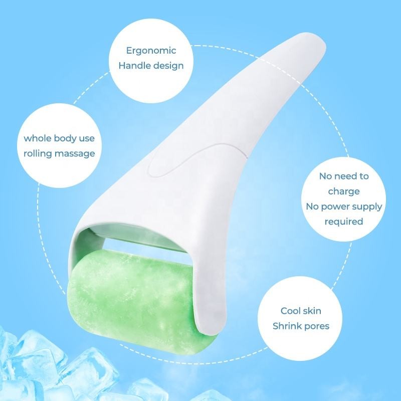 Freeze Ice Roller for Face Skin Cooling Tighten Pores Reduce Wrinkles Facial Ice Roller Face  Mold  Ice Roller