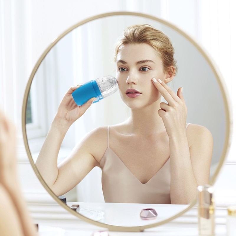 2024 New Products Face Ice Cube Portable Cryo Massage Ice Roller Unbreakable Ice Roller for Face