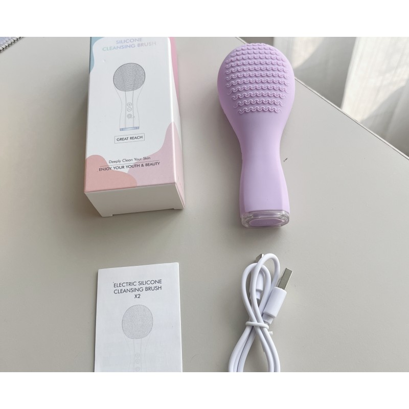 2024 Best Selling Scrubber Massager Facial Cleansing Brush for Exfoliating