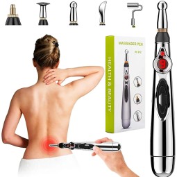 Electronic Acupuncture Pen Massage Pen Analgesic Magnetic Acupuncture Pen for Muscle Joint and Back Pain