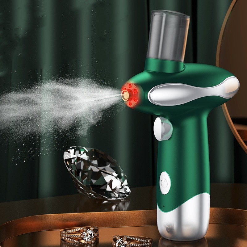 Professional Cordless Nano Spray Portable Facial Steamer Airbrush Beauty Sprayer Personal Skin Care Air Brush With Compressor