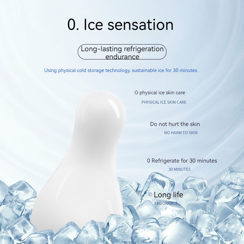 Ice Roller for Face & Eye Puffiness Migraine Relief Ice Face Rollers Facial Massager Anti Wrinkles Pain Relief Skin Care Product