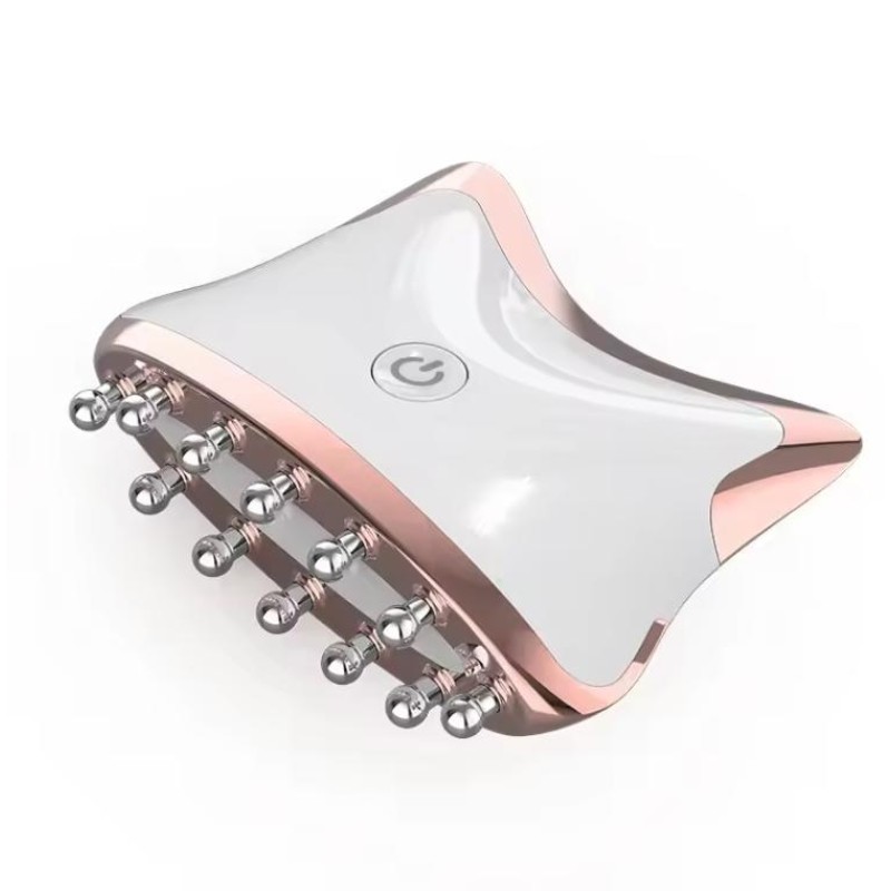 Professional Home Use Micro-current Guasha 3 Led Light Therapy Face Lifting Massager Beauty Device Body Scraping Tool Apparatus