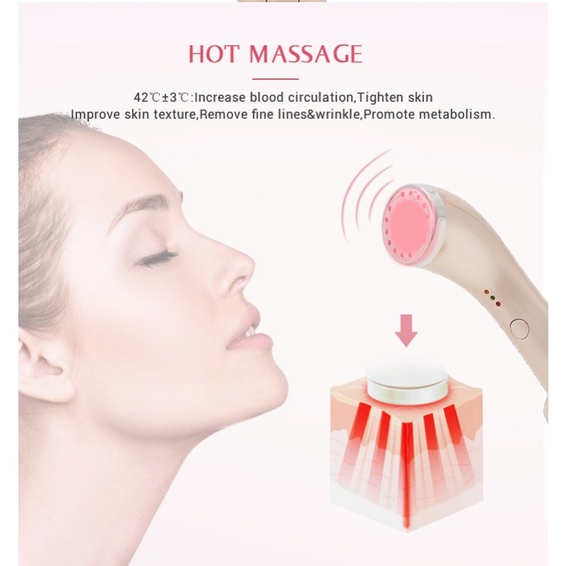 Home Use Facial Beauty Machine Skin Tightening Infrared Light Therapy Face Beauty Equipment