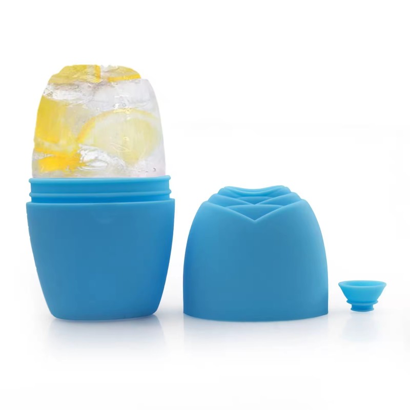 Freeze Mold Tool  Iceball Cube Facial Massage Silicone Ice Ball Globes Roller Face Lifting Massager