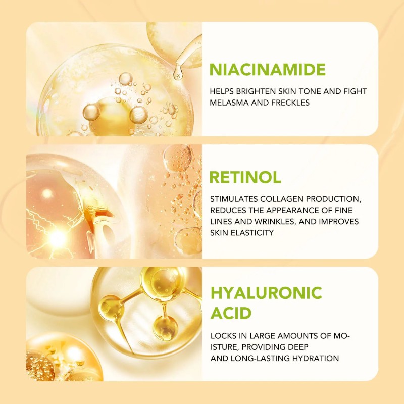 Private Label Vitamin C Kojic Acid Skincare Serum Skin Whitening Facial Serum for Dark Spots Remover