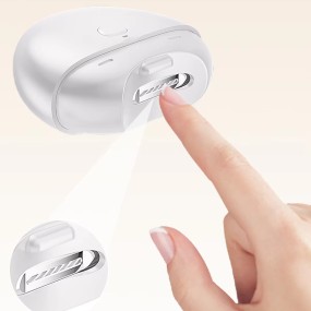 High Quality Ultra-Quiet Electric Nail Clippers for Adults Rechargeable Nail Grinder With Stainless Steel Blade for Nail Art