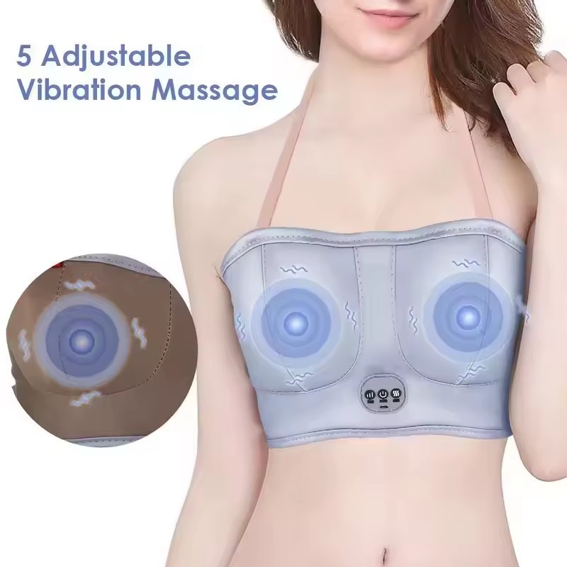 Electric Wireless Bra Breast Enlargement Machine Chest Enhance Vibration Massager Breast Lifting up Massage Bra