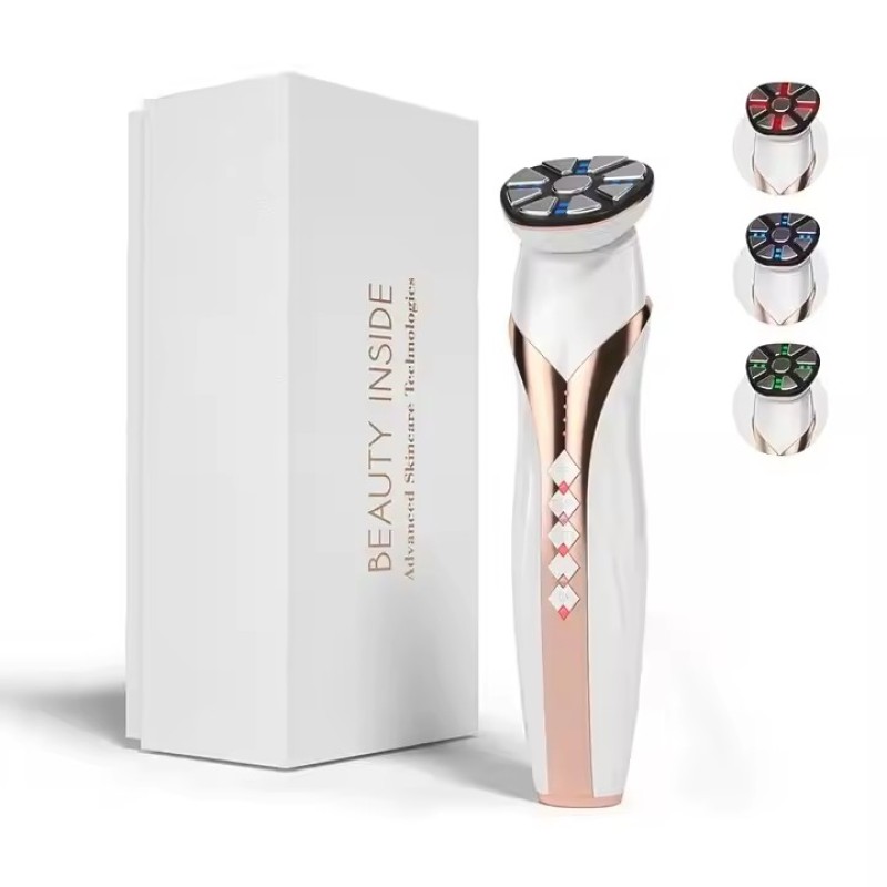 EMS Facial Lifting Device Skin Tightening LED Microcurrent Radio Frequency Machine Rf Beauty Led Device for Face ODM OEM 215