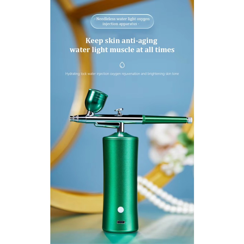 Deep Moisturizing Handheld Face Water Sprayer Handheld Oxygen Injection Machine Portable Water Oxygen Sprayer