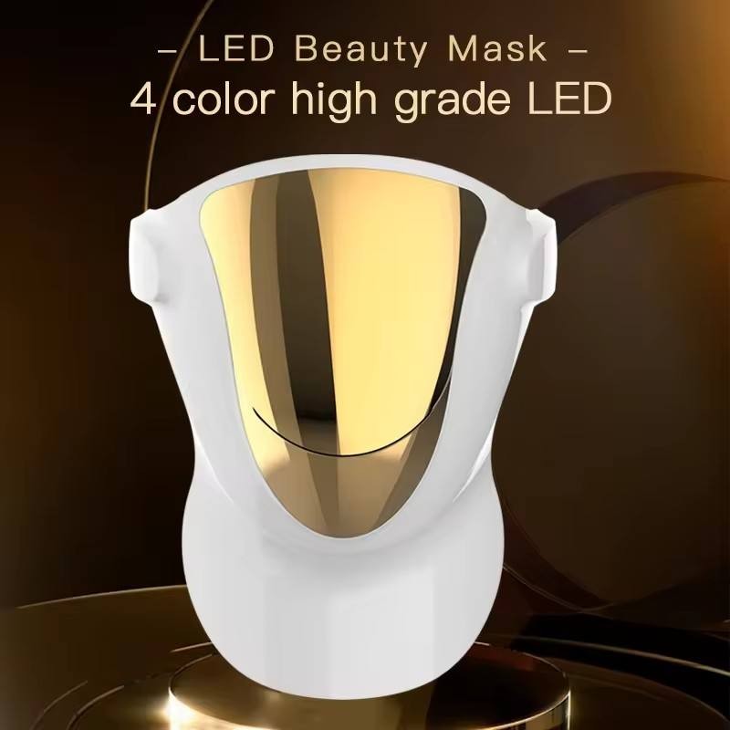 Hot Selling Facial Masks Led Light Facial Neck Therapy Led Light Mask Products 3 Color Home Use Beauty Therapy Facial Mask