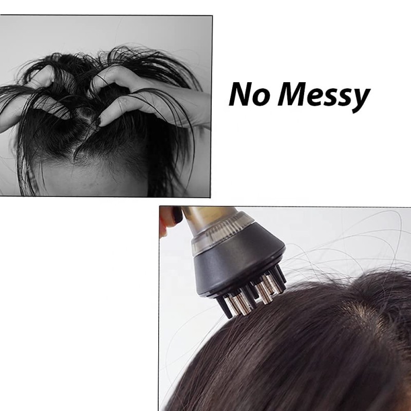 Beauty Equipment Head Electric Oil Applicator Comb Therapy Anti Hair Loss Hair Growth Device Electric Scalp Massager