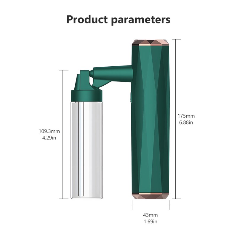 Mini Nano Air Compressor Water Oxygen Facial Machine Moisturizing Mist Sprayer Spray Gun Beauty Skin Care Airbrush