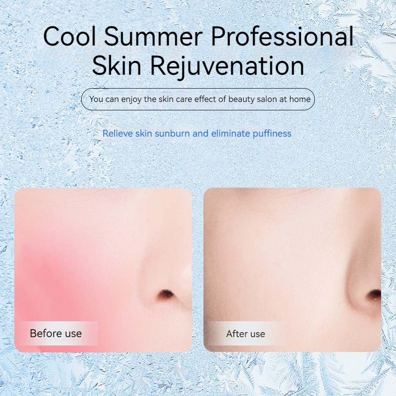 Ice Roller for Face & Eye Puffiness Migraine Relief Ice Face Rollers Facial Massager Anti Wrinkles Pain Relief Skin Care Product