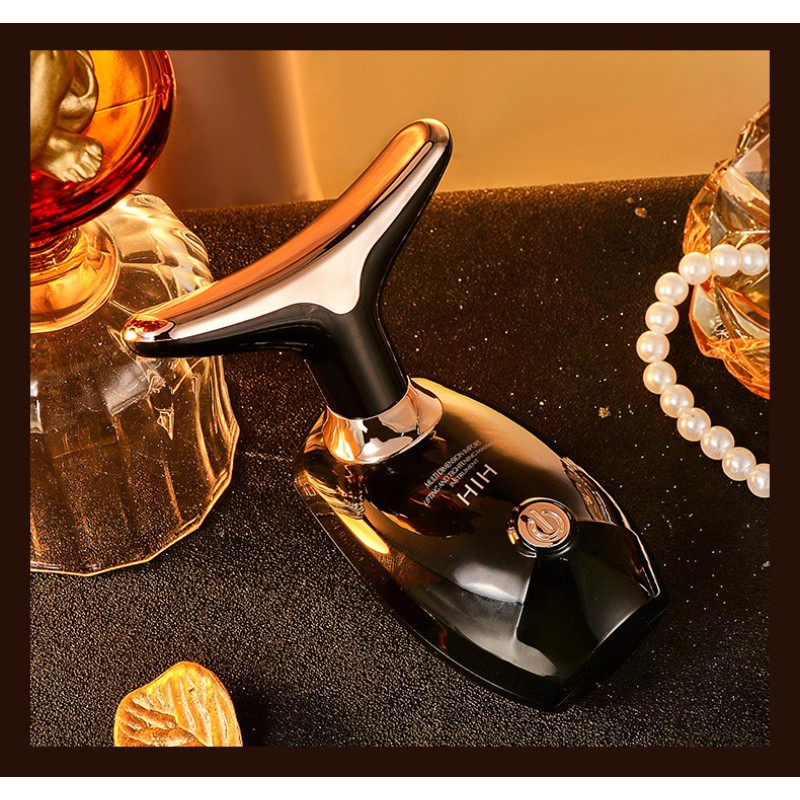 Neck Facial Beauty Device Colorful Therapy Skin Tighten Reduce Double Chin Anti Wrinkle Remove Lifting Massage