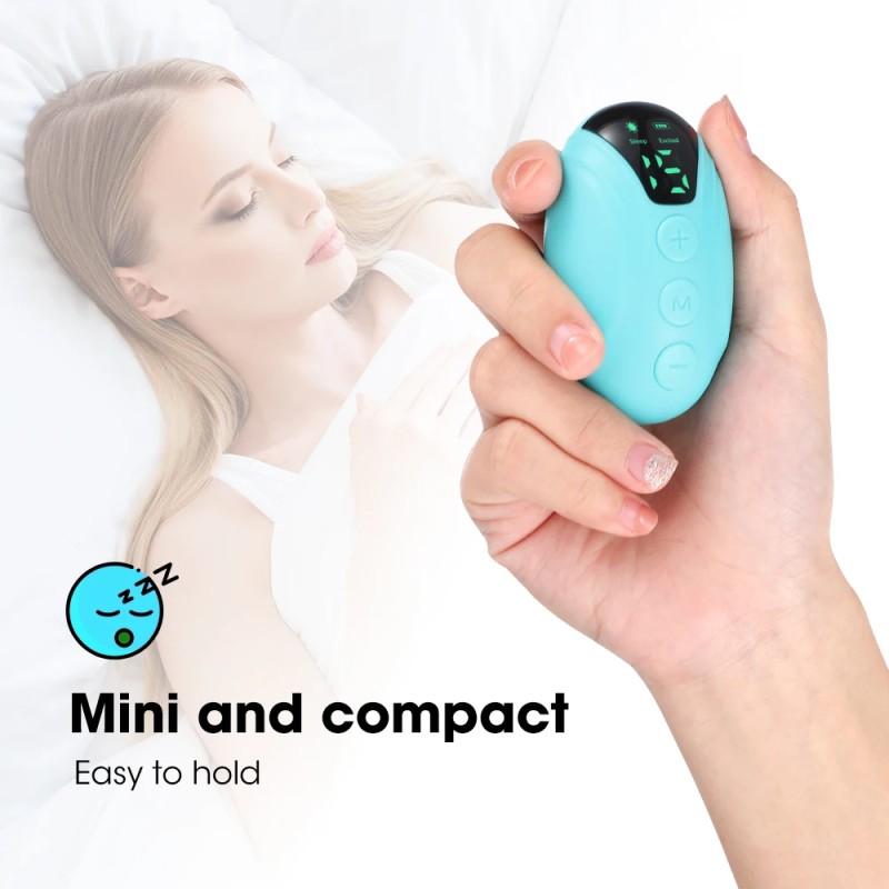 Mini Intelligent Sleep Therapy Device Microcurrent Massage Relaxation Sleep Aid Equipment