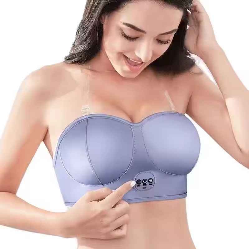 Women Wear Able  5 Years  Breast Enhancement Bra Massager Electric Wireless Bra Breast Enlargement Machine