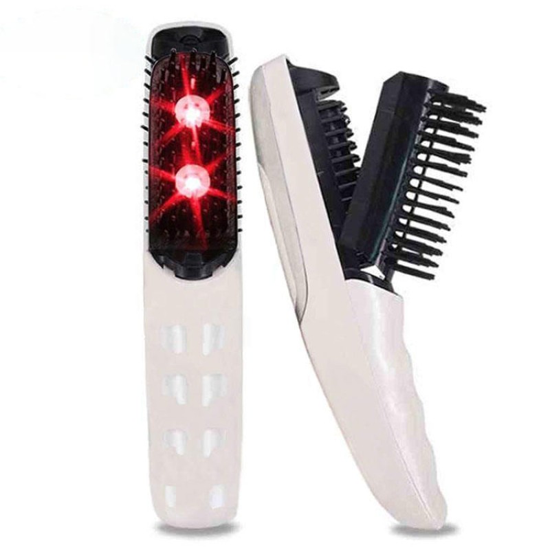Laser Hair Brush for Regrowth Battery Infrared Hair Massage Comb Hair Growth Comb