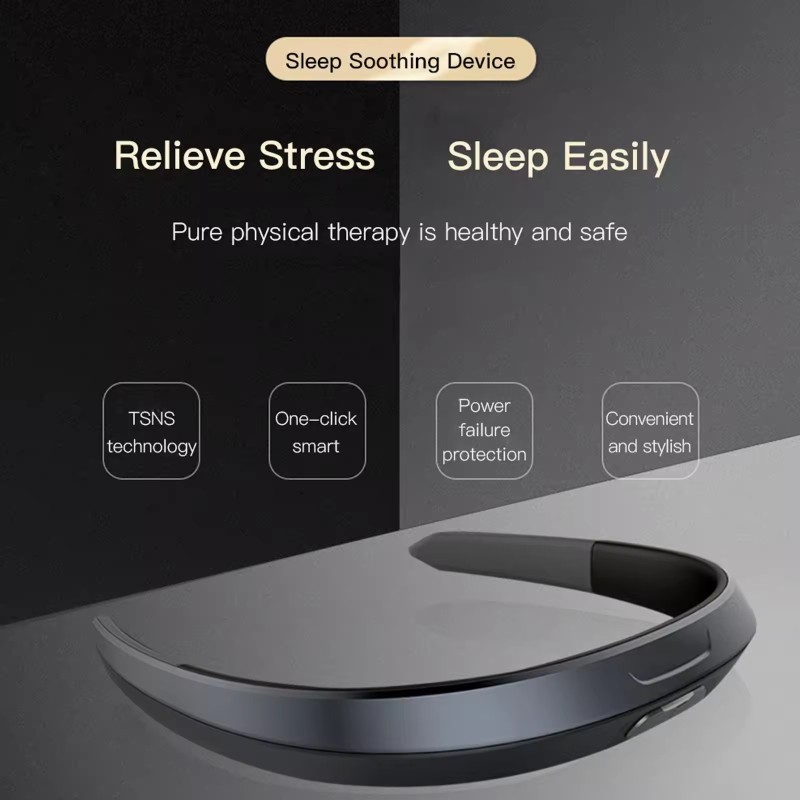 Portable Automatic Electric Head Massage Headache Therapy Sleep Helper Sleeping Head Massager