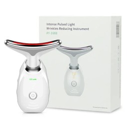 EMS Microcurrent LED Photon Therapy Anti Aging   Facial Lift Neck Beauty  Reduce Double Chin Facial Massager