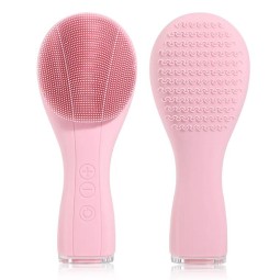 Electric Skin Massager Vibration Face Cleanser Sonic Silicone Facial Cleansing Brush