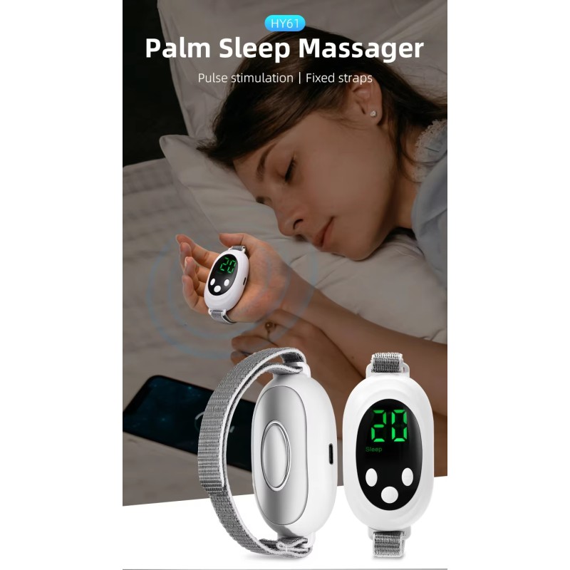 Handheld Rechargeable Sleeping Machine Micro-Current Sleep Aid Device for Relaxation