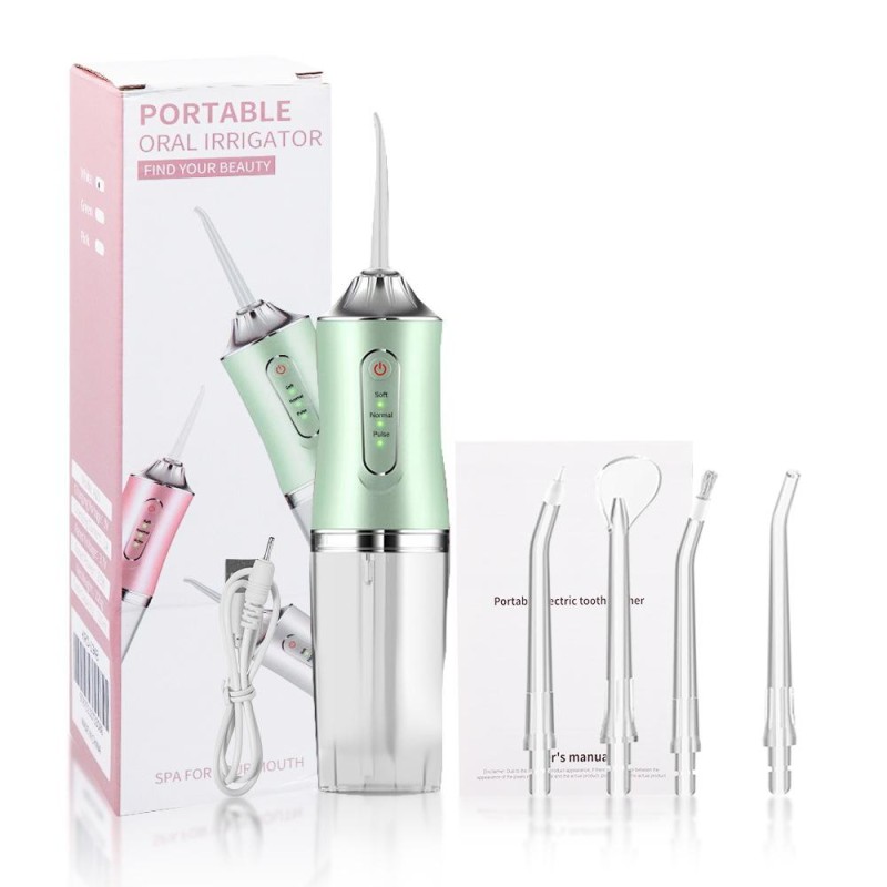 Water Flosser Oral Care Dental Cleaning IPX7 Waterproof Oral Irrigator Teeth Cleaning Water Flosser Portable Home Travel Use
