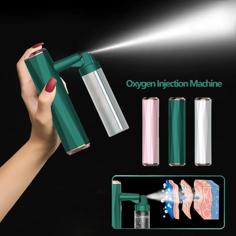 High Pressure Nano Spray Face Sreamer Spot Cleaner Nano Facial Water Oxygen Injection Instrument Airbrush Skincare Tool