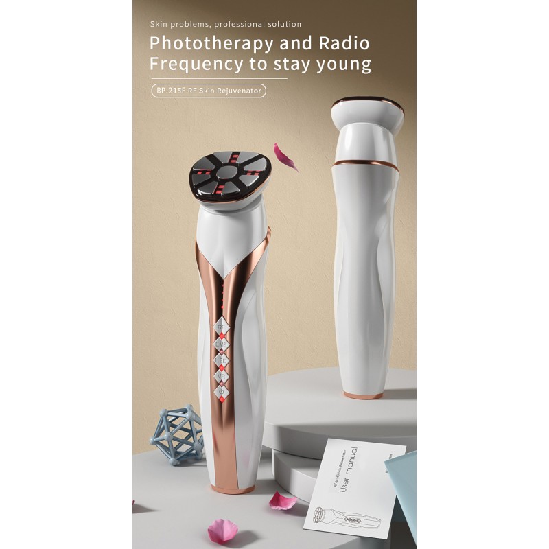 EMS Facial Lifting Device Skin Tightening LED Microcurrent Radio Frequency Machine Rf Beauty Led Device for Face ODM OEM 215