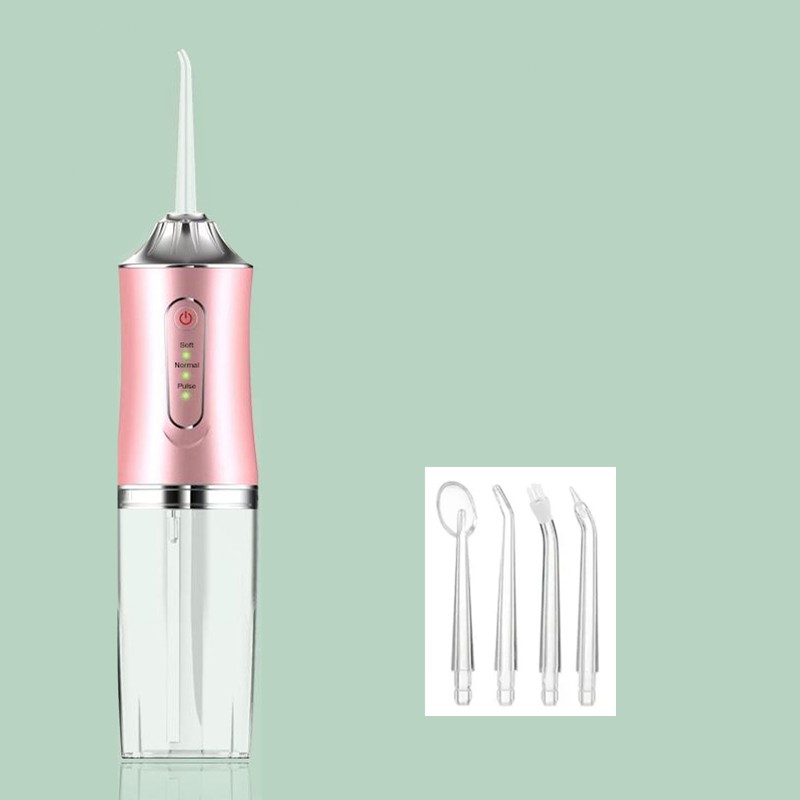 Portable IPX7 Waterproof Water Flosser Mini Cordless Oral Irrigator Water Teeth Cleaner Pick for Travel and Home