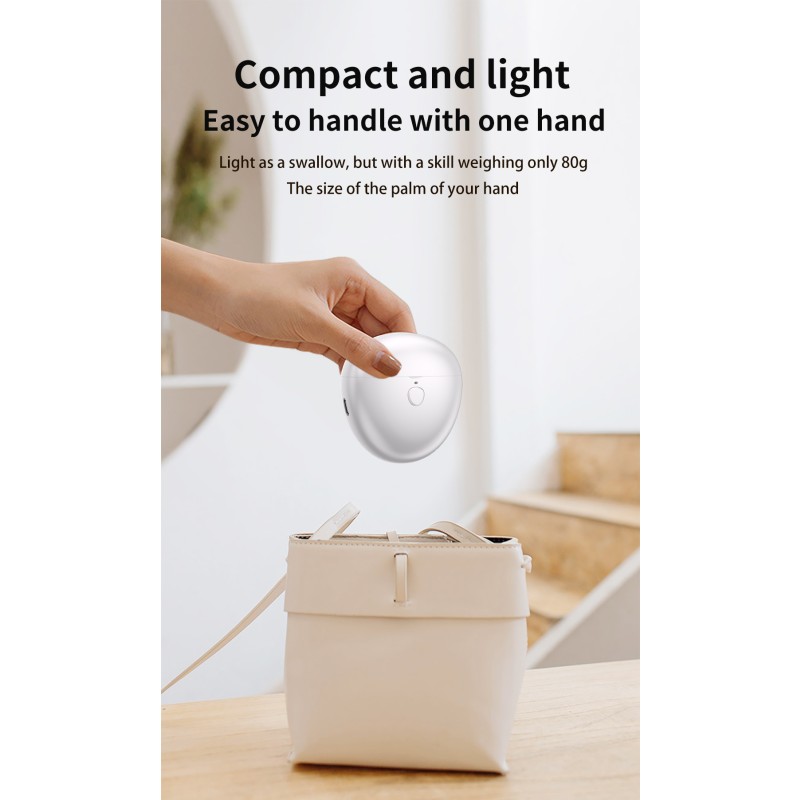 High Quality Ultra-Quiet Electric Nail Clippers for Adults Rechargeable Nail Grinder With Stainless Steel Blade for Nail Art